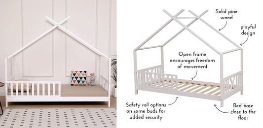 What is a Montessori Bed? A Guide to Floor Beds & House Beds