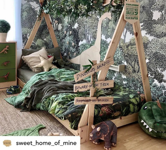Dino Dreams & Boho Scenes - Customer Bedroom Feature