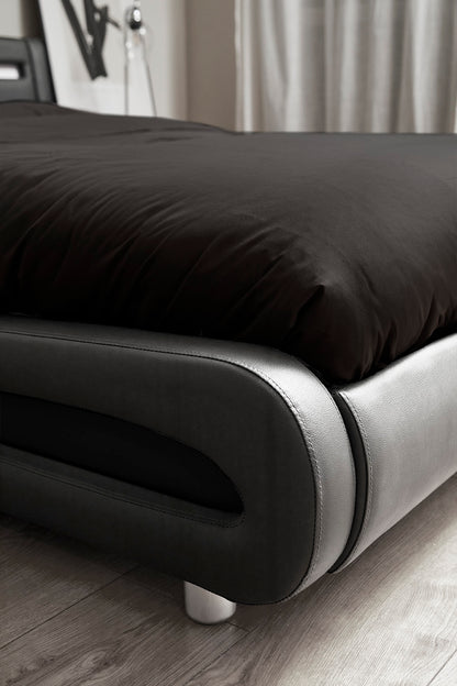 Seville Grey LED Bed