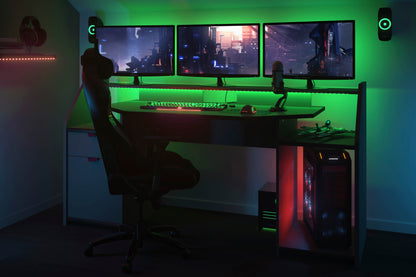 Large Set Up LED Gaming Desk