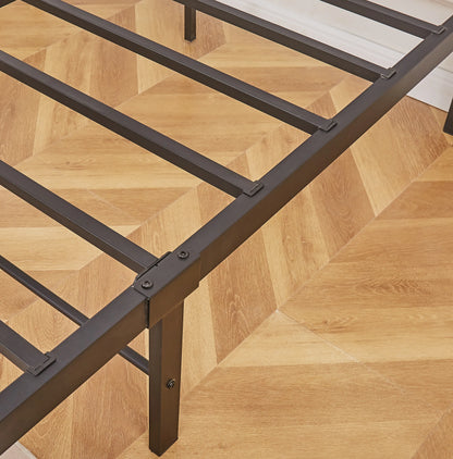 Taylor Minimalist Black Metal Bed Frame