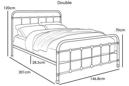 Burford Copper Victorian Metal Bed