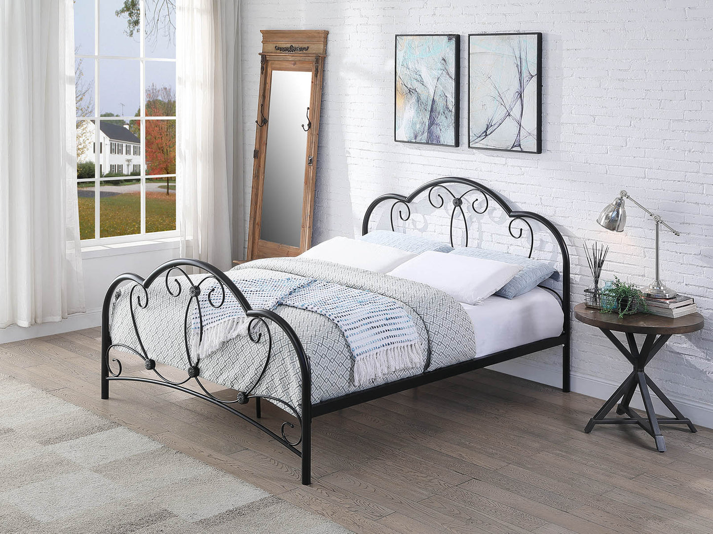 Whitby Vintage Metal Bed