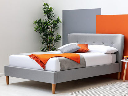 Chatwell Grey Fabric Bed