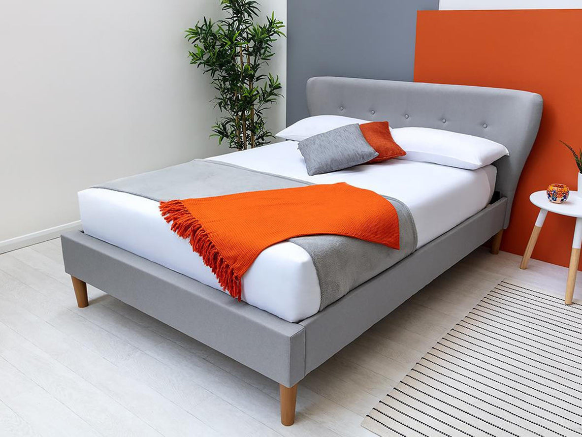Chatwell Grey Fabric Bed