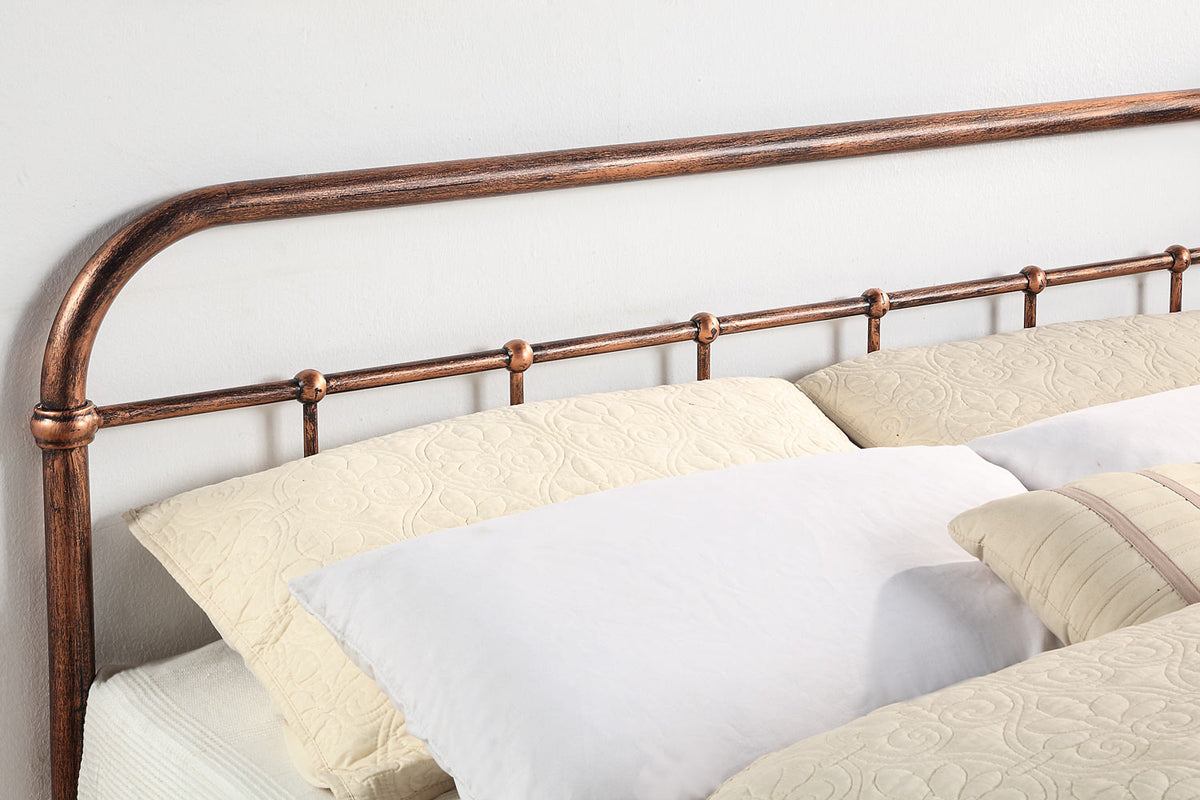 Henley Copper Metal Bed