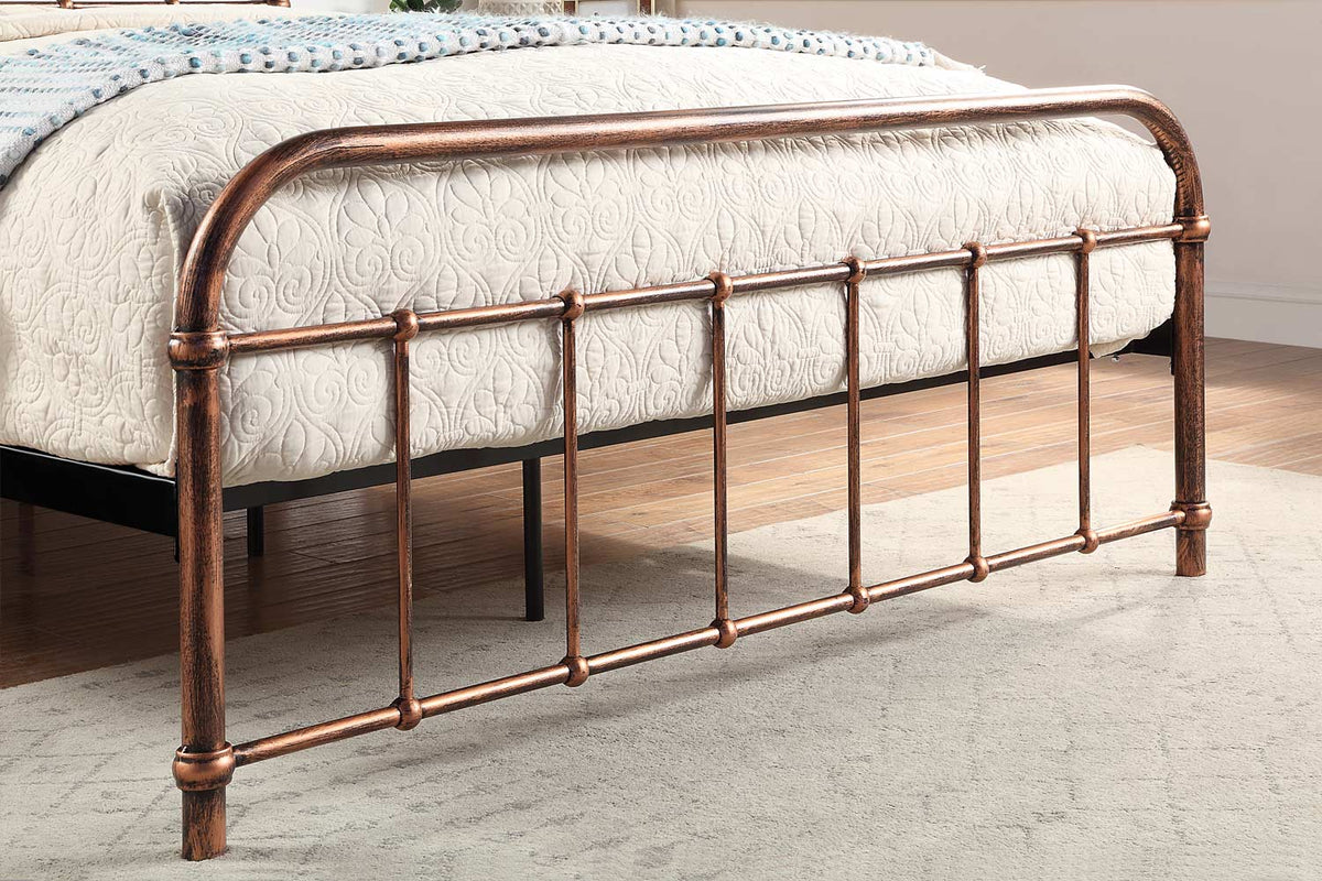 Henley Copper Metal Bed