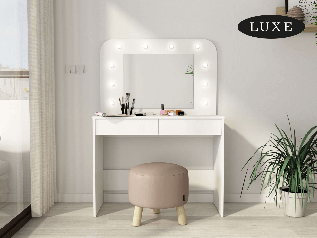 Hollywood Dressing Table & Beauty Bar