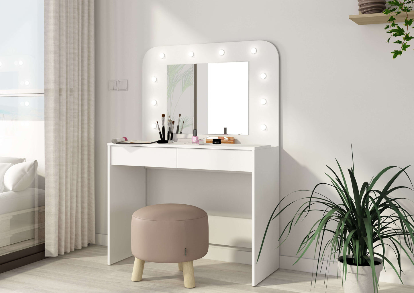 Hollywood Dressing Table & Beauty Bar