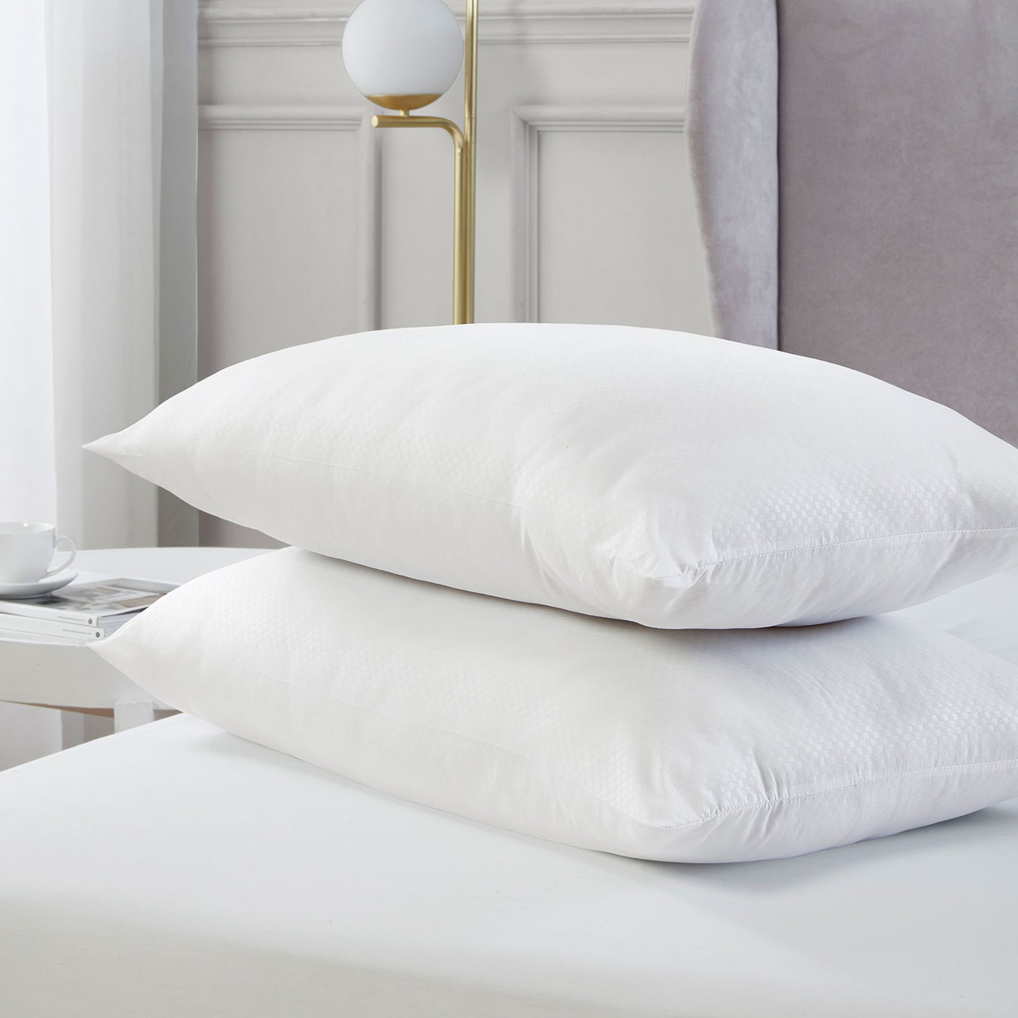 Luxe Side Sleeper Pillow Pair - Medium Support