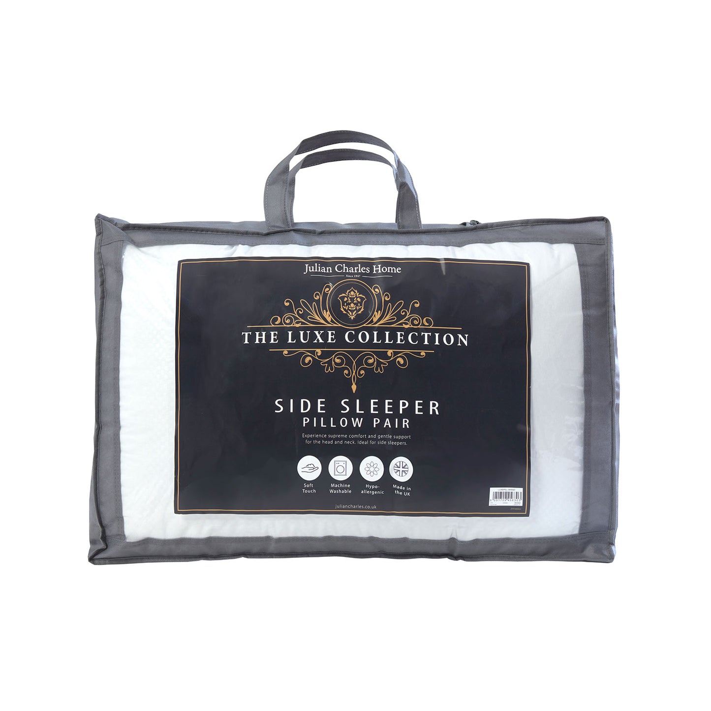 Luxe Side Sleeper Pillow Pair - Medium Support