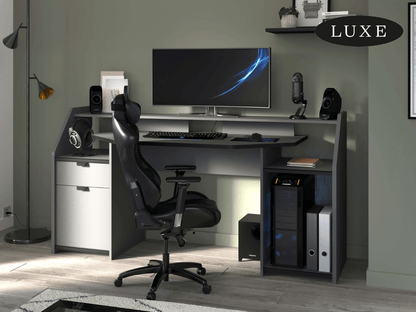 Large Set Up LED Gaming Desk