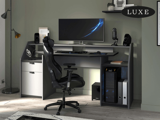 Large Set Up LED Gaming Desk