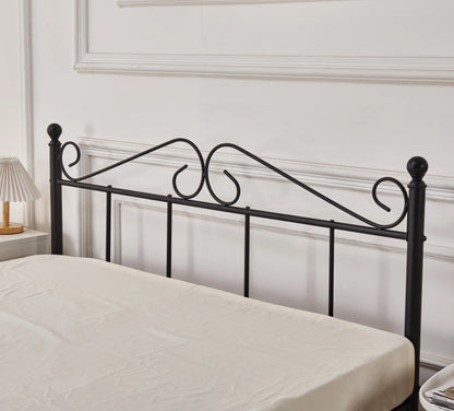Lindale Vintage Black Metal Bed Frame