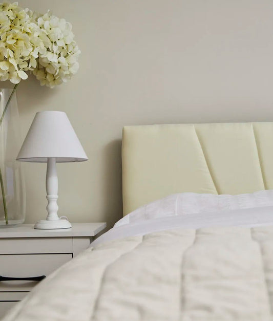 Newtown Cream Fabric Bed