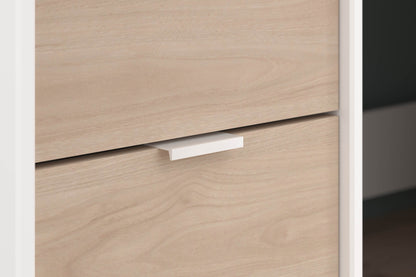 Tom Junior High Sleeper Bed, White & Natural