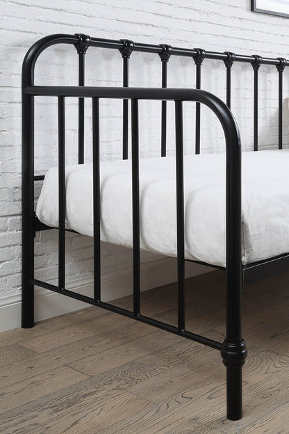 York Industrial Black Metal Day Bed