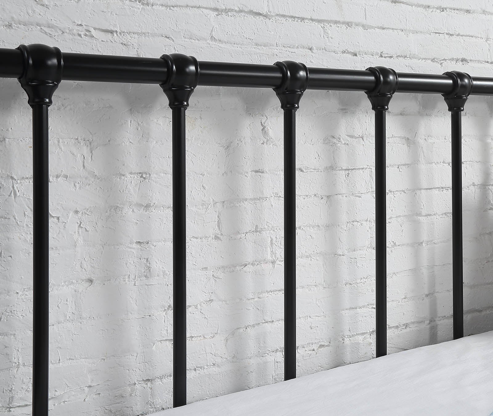 York Industrial Black Metal Day Bed