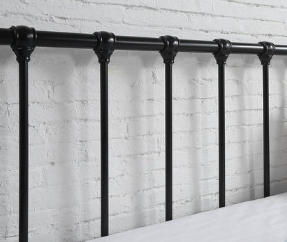 York Industrial Black Metal Day Bed