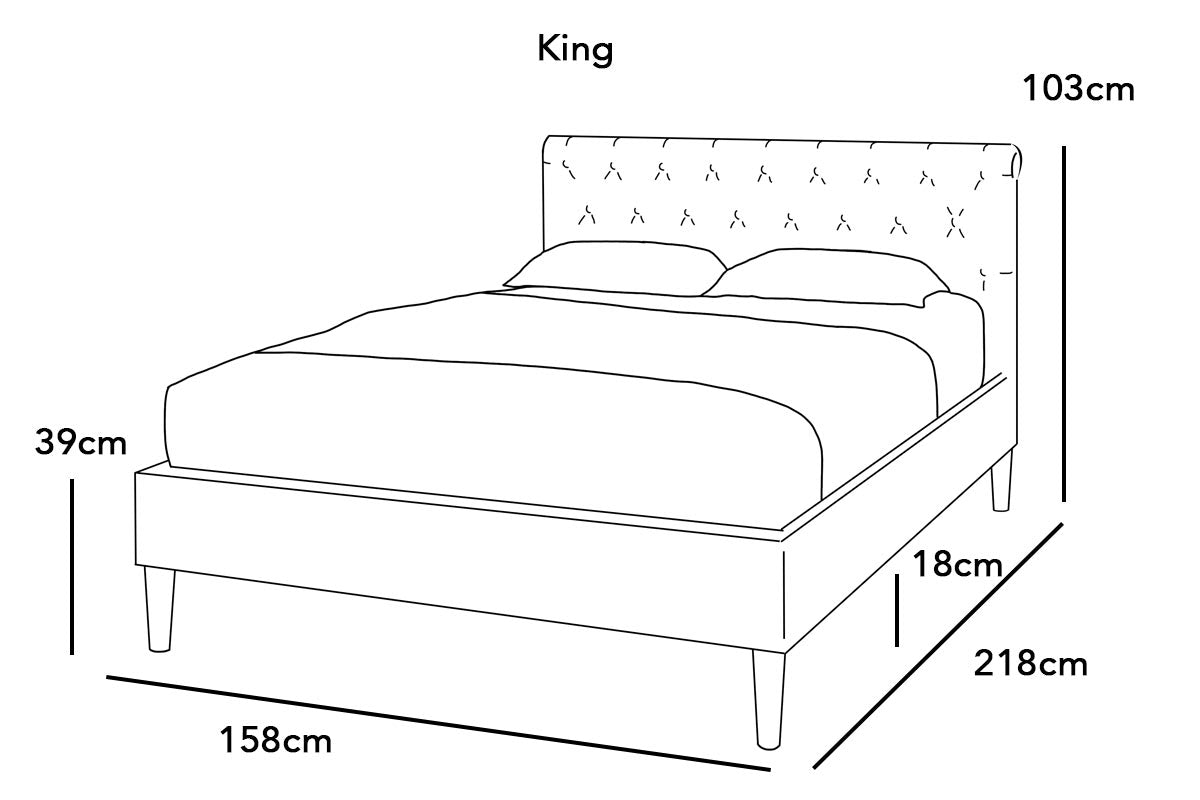 Cosford Crushed Silver Velvet Sleigh Bed