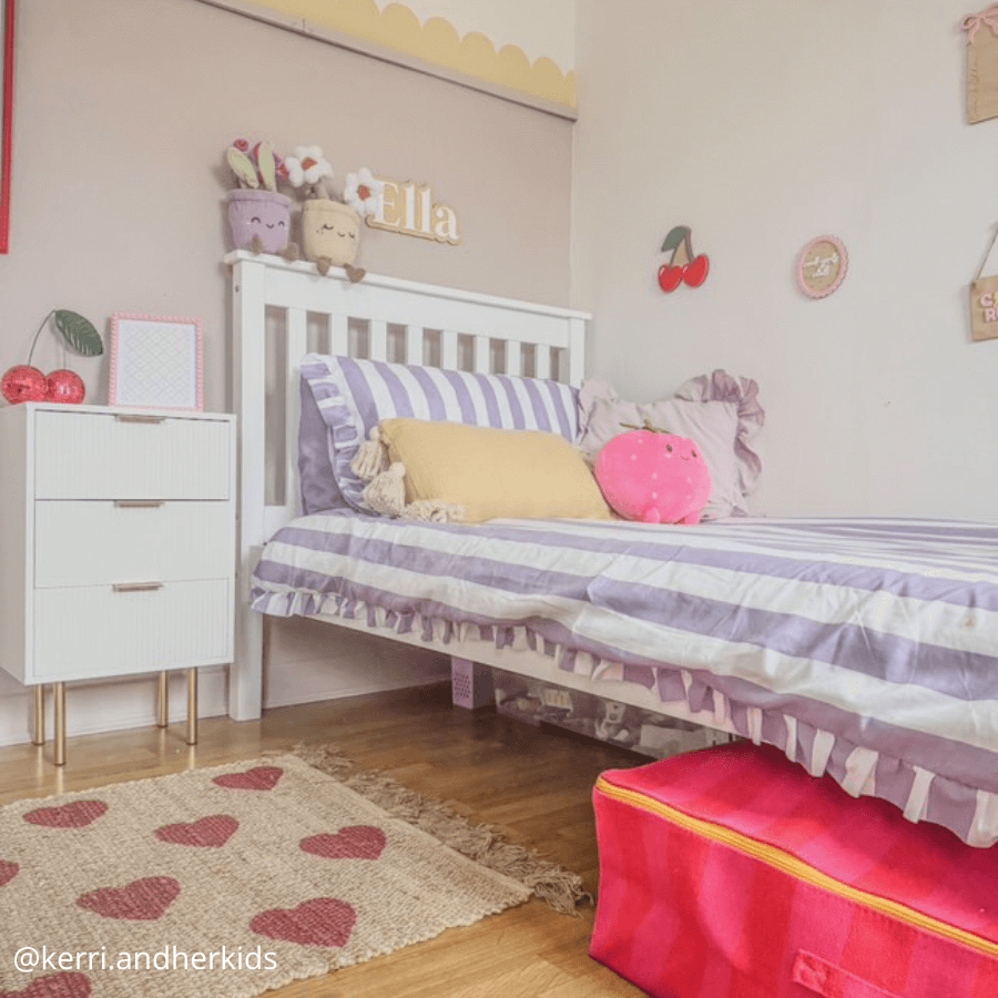 Disley Classic White Wooden Bed