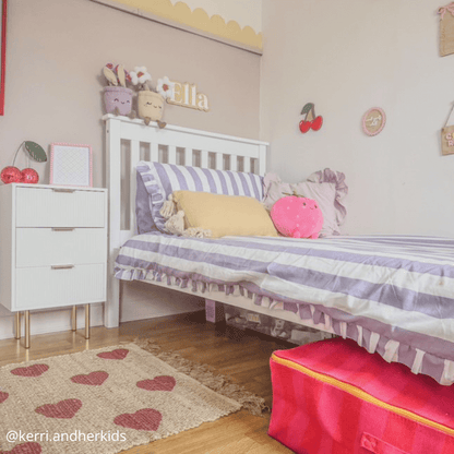 Disley Classic White Wooden Bed