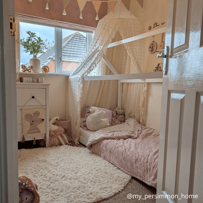 Kids Treehouse White Wooden Bed