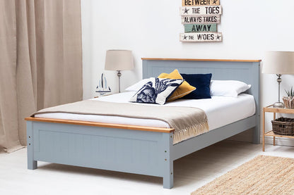 Rostherne Farmhouse Grey Wooden Bed