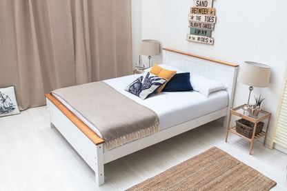 Rostherne Farmhouse White Wooden Bed