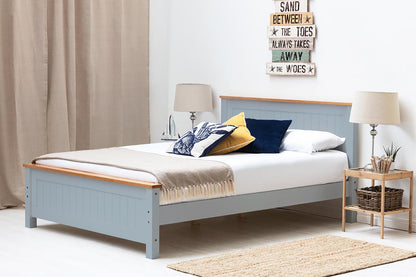 Rostherne Farmhouse Grey Wooden Bed
