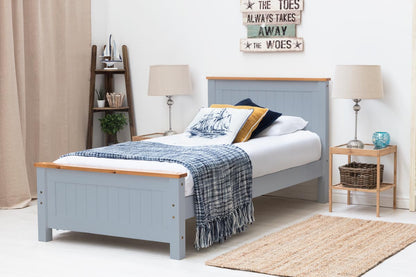 Rostherne Farmhouse Grey Wooden Bed