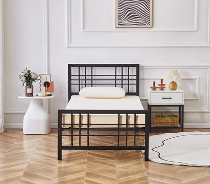 Dunbar Black Metal Bed