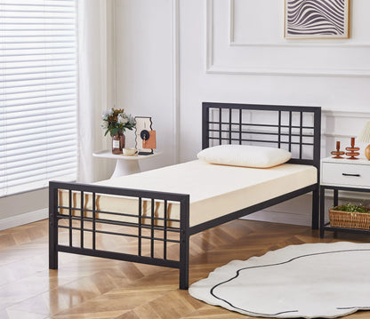 Dunbar Black Metal Bed